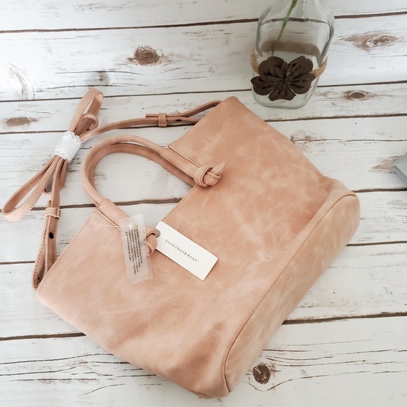 NWT | Anthropologie Kaitlyn Knotted Tote - Rose - Picture 4 of 8